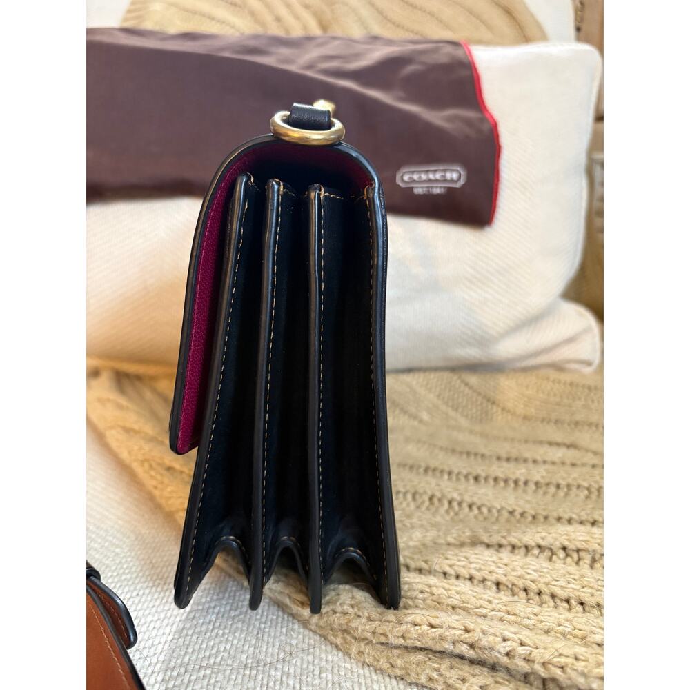 Coach Riley Top Handle 22 Brown Leather 73937 NWOT - Picture 6 of 13